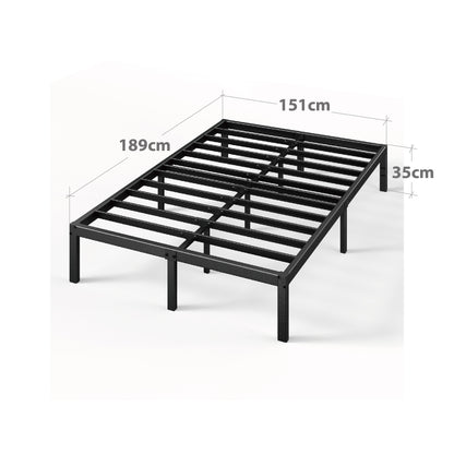 Zinus Black Metal Bed Base