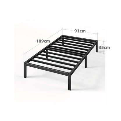 Zinus Black Metal Bed Base