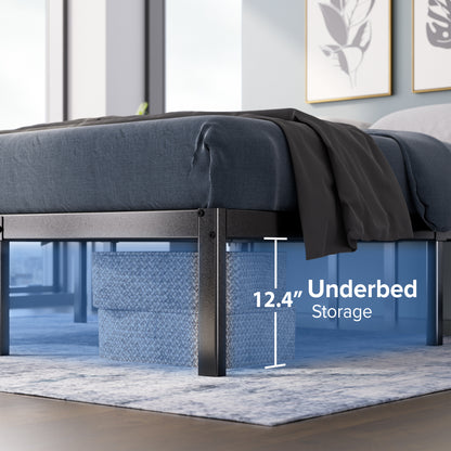 Zinus Black Metal Bed Base