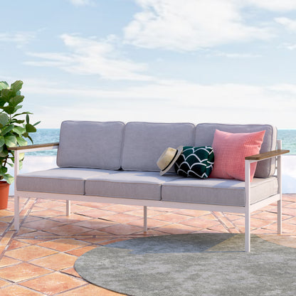 Zinus Pablo Outdoor Sofa with Waterproof Cushions (Discon)