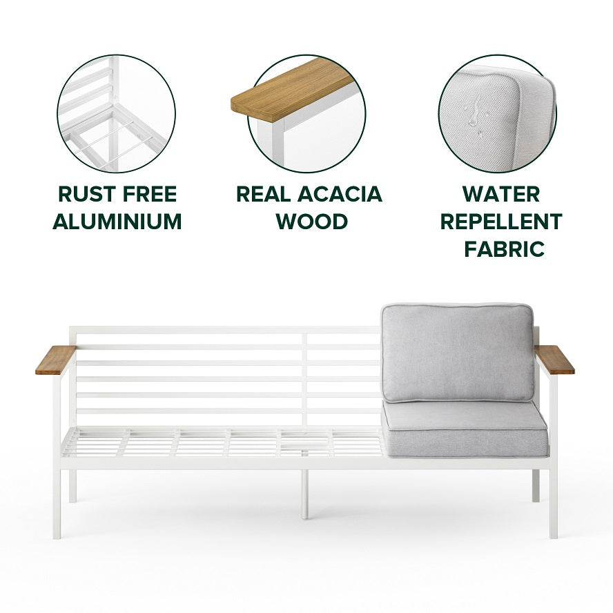 Zinus Pablo Outdoor Sofa with Waterproof Cushions (Discon)