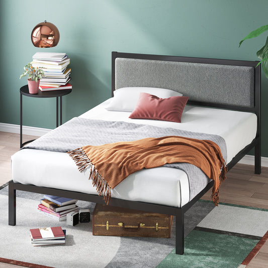 Zinus Bed Frame Korey Metal Headboard