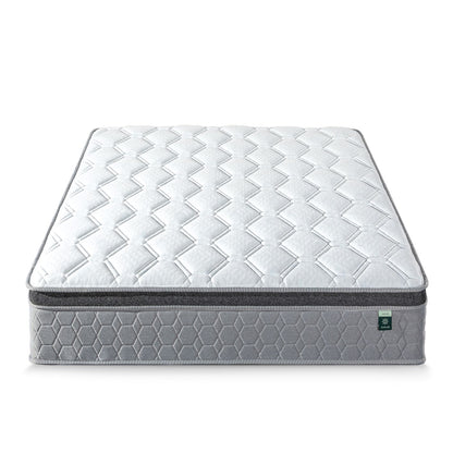 Zinus 30cm Euro Top Latex and Memory Foam Hybrid Spring Mattress (12")-Mattress-Zinus Singapore