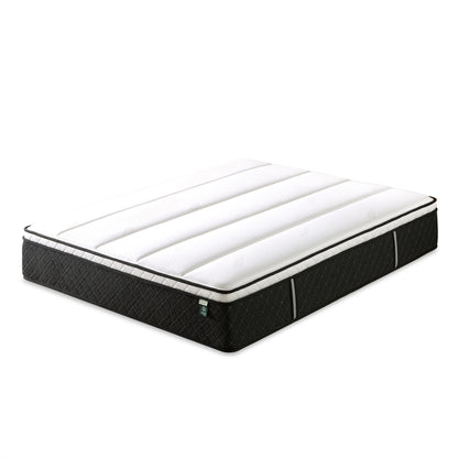 Zinus 30cm iCoil® Hybrid Latex & Cool Gel Memory Foam 2.0 “Cool” Series Box Top Mattress (12”)-Mattress-Zinus Singapore