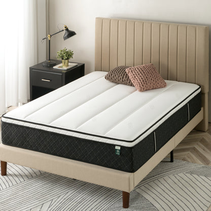 Zinus 30cm iCoil® Hybrid Latex & Cool Gel Memory Foam 2.0 “Cool” Series Box Top Mattress (12”)-Mattress-Zinus Singapore