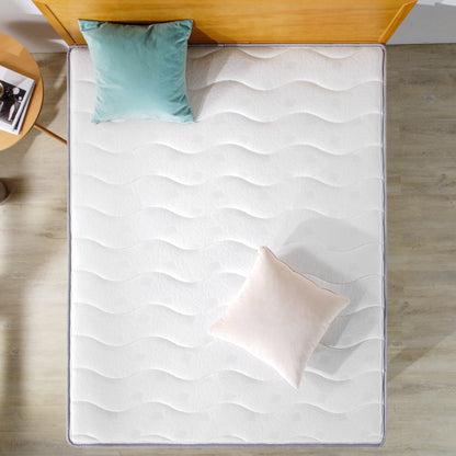 Zinus 30cm Euro Top Latex Hybrid Spring Mattress with Encasement (12”)