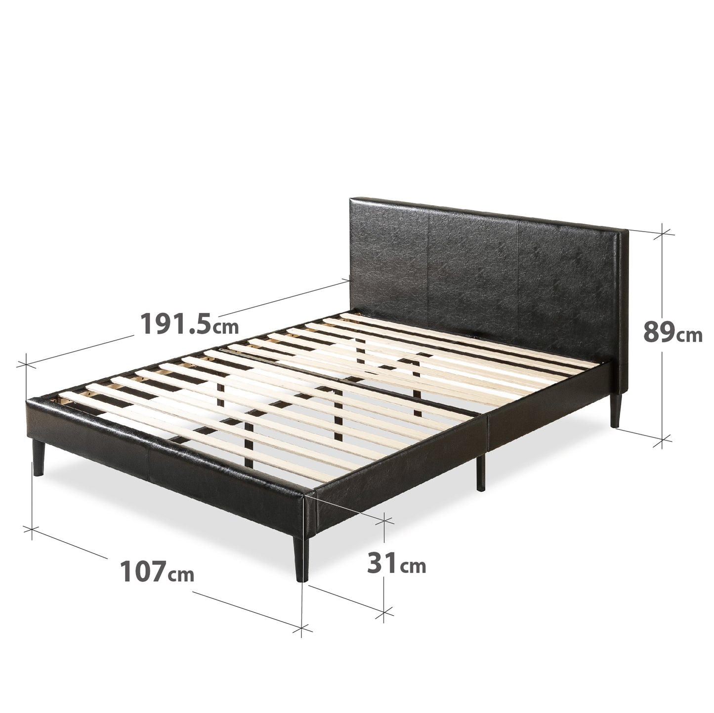 Zinus® Liam Platform Bed Frame-Bedframes-Zinus Singapore