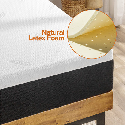 (Discon) Zinus 30cm iCoil® Hybrid Latex 2.0 “Cool” Series Smooth Top Mattress (12”) **MKIII**