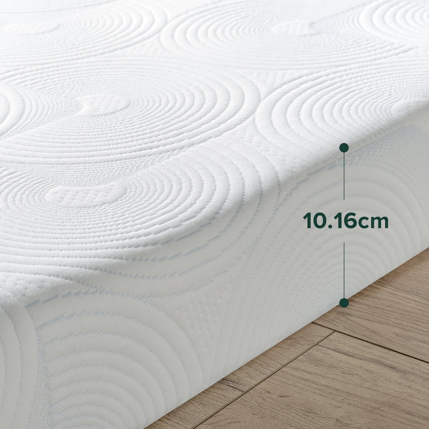 ZINUS 4” Green Tea Pressure Relief Memory Foam Mattress Topper with Fitted Cover-Toppers-Zinus Singapore