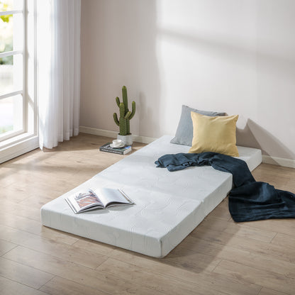 Zinus 5” Tri-Fold Cooling Gel Mattress-Foldable Mattress-Zinus Singapore