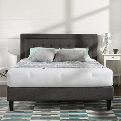 Zinus Dachelle Upholstered Platform Bed Frame-Bedframes-Zinus Singapore