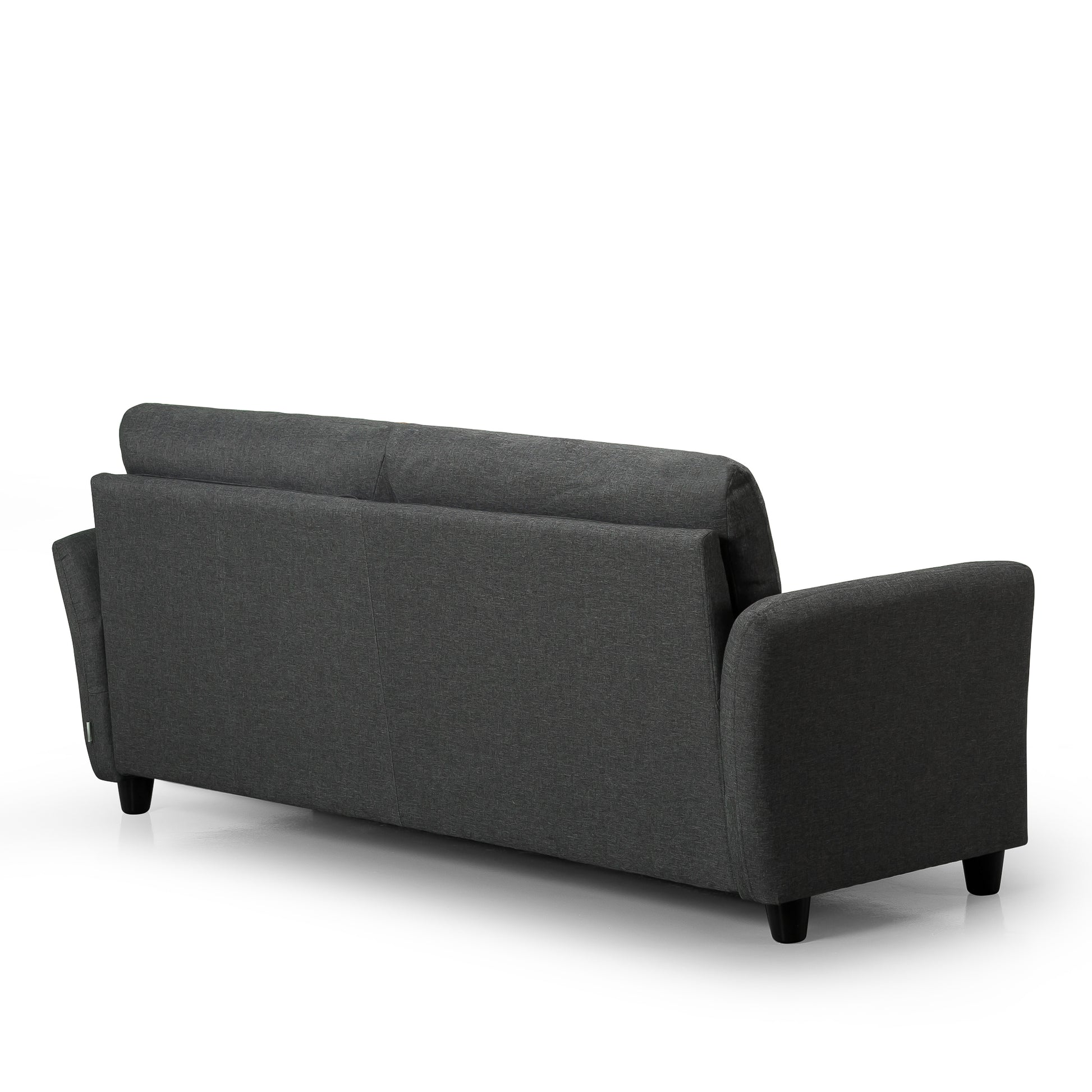 Zinus Ricardo Upholstered Sofa (Dark Grey) (3 Seaters)-sofa-Zinus Singapore