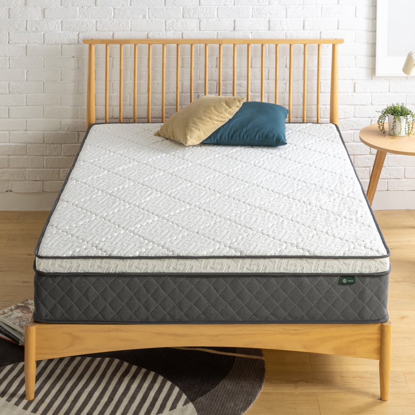 Zinus 25cm iCoil® 2.0 “Cool” Series Euro Top Mattress (10”)