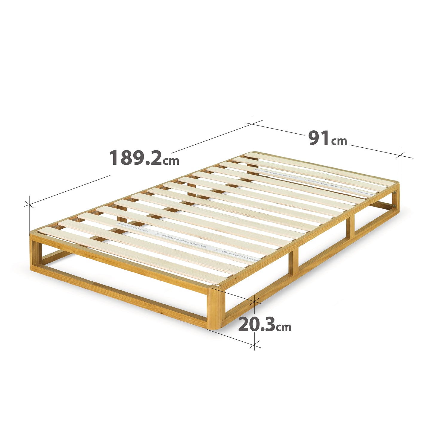 Zinus 8" Platform Bed Frame (Base)-foundation-Zinus Singapore